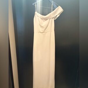 Elegant Off-Shoulder White Dress